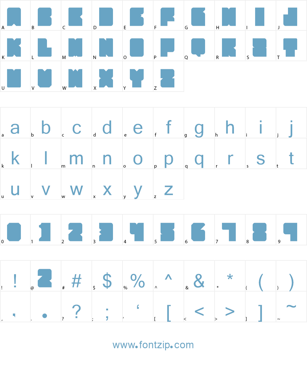 Party Hard Font Character